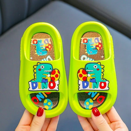 Cathalem Size 13 1 Slippers Children Slippers Cartoon Dinosaur Flat Bottom Home Waterproof Breathable Cute Slippers for Kids Green 8 Years
Cathalem Size 13 1 Slippers Children Slippers Cartoon Dinosaur Flat Bottom Home Waterproof Breathable Cute Slippers for Kids Green 8 Years