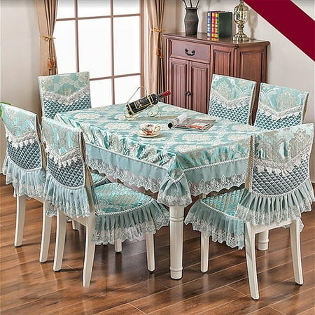 ASWMXR 13 Pieces/Set Postoral Lace Tablecloth for Wedding Decor Brand Dining Table Cloth and Chair Covers Cushion Manteles Para Mesa
ASWMXR 13 Pieces/Set Postoral Lace Tablecloth for Wedding Decor Brand Dining Table Cloth and Chair Covers Cushion Manteles Para Mesa