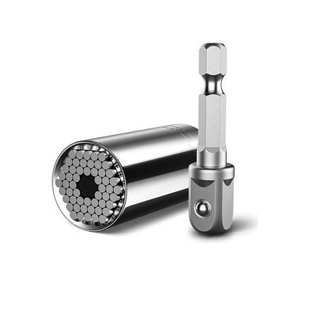 Universal Drill Self-Adjusting Socket Gadget Adapter Set (7-19mm)