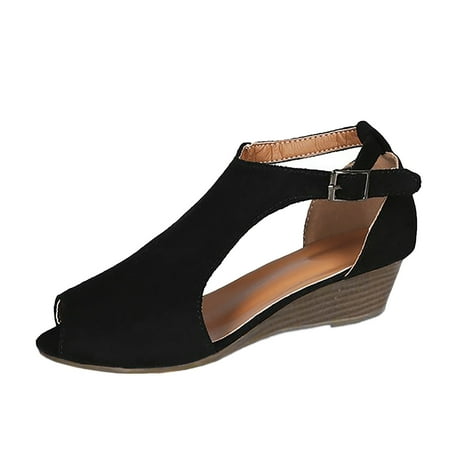 Summer Fashion Comfortable Women Sandals Open Toe Wedges Comfortable Soft Bottom Breathable Buckle Strap Shoes Sandals Party Shoes Footwear
Summer Fashion Comfortable Women Sandals Open Toe Wedges Comfortable Soft Bottom Breathable Buckle Strap Shoes Sandals Party Shoes Footwear