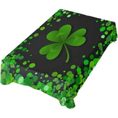 Hyjoy Rectangle Table Cloth St.Patrick s Day Clover Tablecloth Waterproof Anti-Shrink Soft and Wrinkle Resistant Decorative Fabric Table Cover for Outdoor Picnic/Kitchen Dining 60x60In
Hyjoy Rectangle Table Cloth St.Patrick s Day Clover Tablecloth Waterproof Anti-Shrink Soft and Wrinkle Resistant Decorative Fabric Table Cover for Outdoor Picnic/Kitchen Dining 60x60In