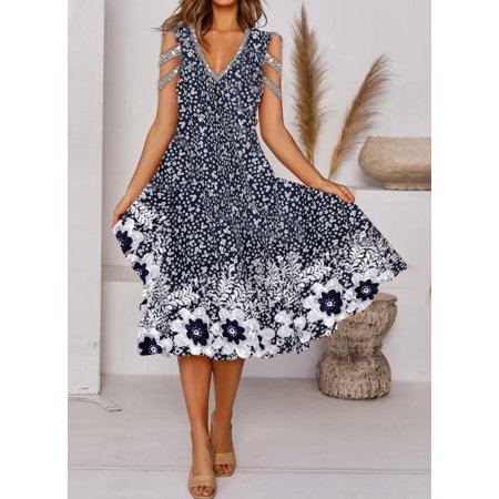 SUANMAY Summer Dress for Women Skirts Short Sleeve Long Skirts Casual Group Slip Dresses Suitable for Daily Life and Play DarkBlue XL
SUANMAY Summer Dress for Women Skirts Short Sleeve Long Skirts Casual Group Slip Dresses Suitable for Daily Life and Play DarkBlue XL