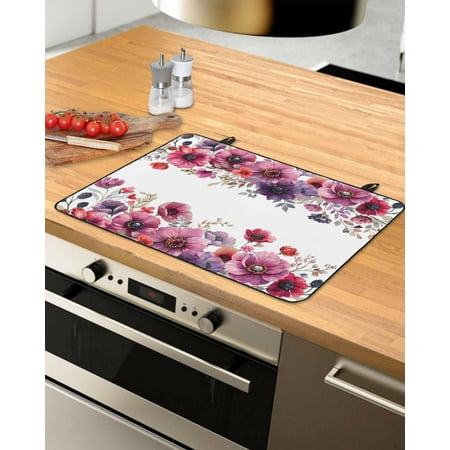 Pink Spring Floral Stove Top Covers for Electric Stove Heat Insulation Fireproof Glass Cooktop Cover Counter Top Glass Stove Cover for Prevent Scratches 36 x21 Watercolor Summer Elegant Botancial
Pink Spring Floral Stove Top Covers for Electric Stove Heat Insulation Fireproof Glass Cooktop Cover Counter Top Glass Stove Cover for Prevent Scratches 36 x21 Watercolor Summer Elegant Botancial
