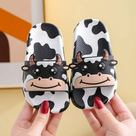 VBXOAE Boy Girls Cute Cow Slippers Comfy Cushioned Open Toe Sandals Non-Slip Shower Slippers
VBXOAE Boy Girls Cute Cow Slippers Comfy Cushioned Open Toe Sandals Non-Slip Shower Slippers