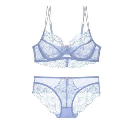 Fabiurt Women s Bra Womens Ultra Thin Comfortable Breathable Lace Bra Color Collision Ladies Bra Set. Blue
Fabiurt Women s Bra Womens Ultra Thin Comfortable Breathable Lace Bra Color Collision Ladies Bra Set. Blue