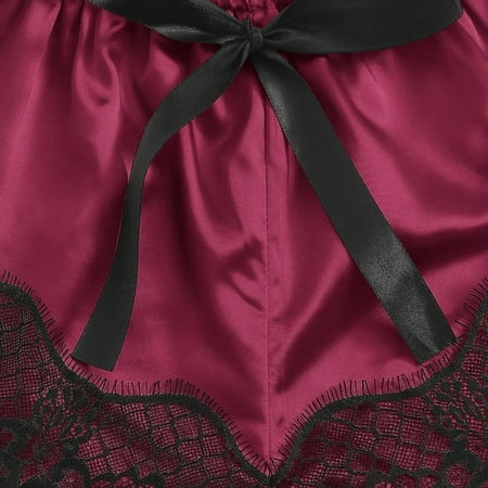 B91xZ Lingerie For Women Underwear Pajamas Silk Sleepwear Lingerie Sexy Satin Fashion Lace Strap Lingerie for Women plus Wine S
B91xZ Lingerie For Women Underwear Pajamas Silk Sleepwear Lingerie Sexy Satin Fashion Lace Strap Lingerie for Women plus Wine S