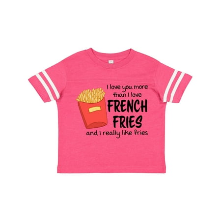 Inktastic I Love You More Than French Fries and I Really Like Fries Gift Toddler Boy or Toddler Girl T-Shirt
Inktastic I Love You More Than French Fries and I Really Like Fries Gift Toddler Boy or Toddler Girl T-Shirt