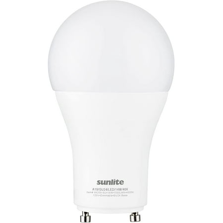 88259 LED A19 Light Bulb 14 (100W Equivalent) 1500 Lumens GU24 Twist and Lock Base Dimmable UL Listed 5000K Super White 1 Pack
88259 LED A19 Light Bulb 14 (100W Equivalent) 1500 Lumens GU24 Twist and Lock Base Dimmable UL Listed 5000K Super White 1 Pack