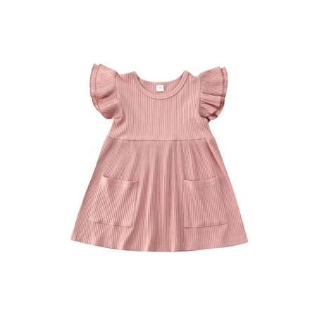 Binpure Newborn Girl s Casual Dress Ruffle Sleeveless Knitted Dresses Princess Daily Wear Dress
Binpure Newborn Girl s Casual Dress Ruffle Sleeveless Knitted Dresses Princess Daily Wear Dress