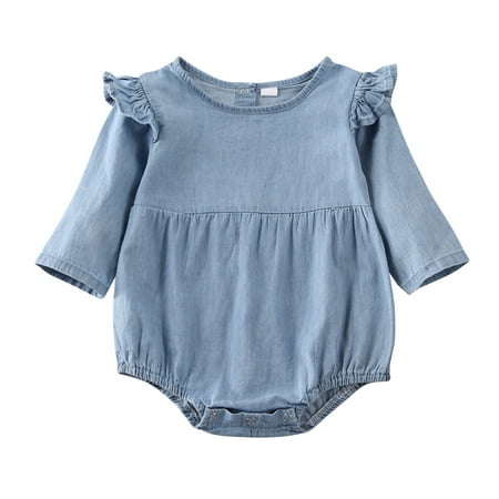 TheFound Toddler Kids Girl Baby Boy Denim Clothes Long Sleeve Romper Jumpsuit Bodysuit Outfits
TheFound Toddler Kids Girl Baby Boy Denim Clothes Long Sleeve Romper Jumpsuit Bodysuit Outfits