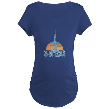 CafePress - Burj Khalifa Dubai Maternity T Shirt - Maternity Dark T-Shirt