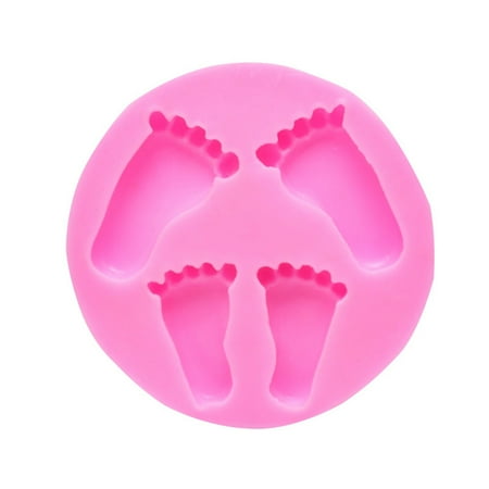 Frehsky kitchen gadgets Feet Silicone Mould Fondant Cake Chocolate Cookie Decorating Mould Cake Tools