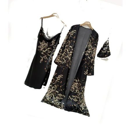 Elegant Floral Print Cami Strap Dress Sets Long Sleeve Multicolor Womens Pajama Sets (Women s)
Elegant Floral Print Cami Strap Dress Sets Long Sleeve Multicolor Womens Pajama Sets (Women s)