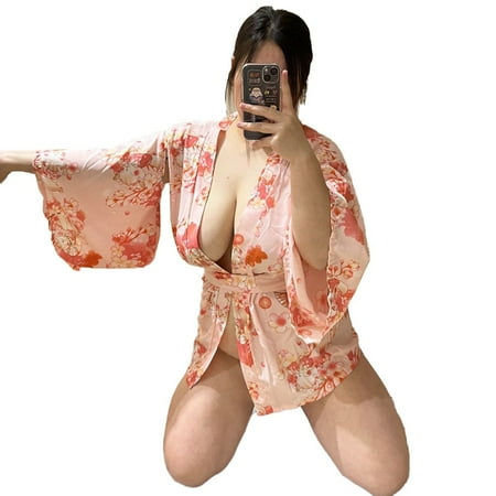 ALSLIAO Plus Size Women Sexy Lingerie Nightgown Sleepwear Dress Robe Kimono Gown Top Photo Color XXL
ALSLIAO Plus Size Women Sexy Lingerie Nightgown Sleepwear Dress Robe Kimono Gown Top Photo Color XXL