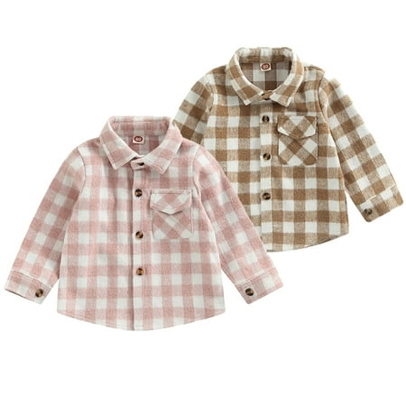 GYRATEDREAM Baby Toddler Boys Long Sleeve Buffalo Plaid Flannel Button Down Shirt 1-5 Years
GYRATEDREAM Baby Toddler Boys Long Sleeve Buffalo Plaid Flannel Button Down Shirt 1-5 Years