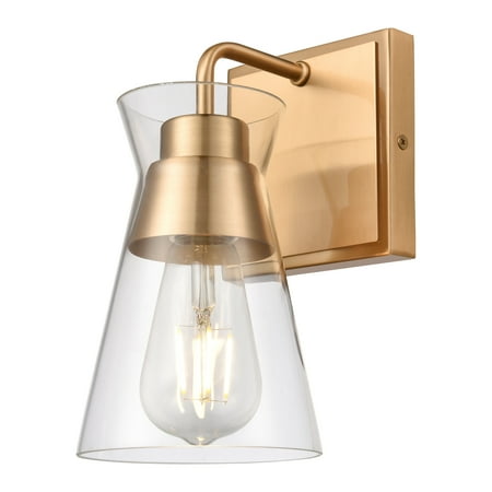 Elk Home Brookville 9 High 1-Light Sconce - Burnished Brass