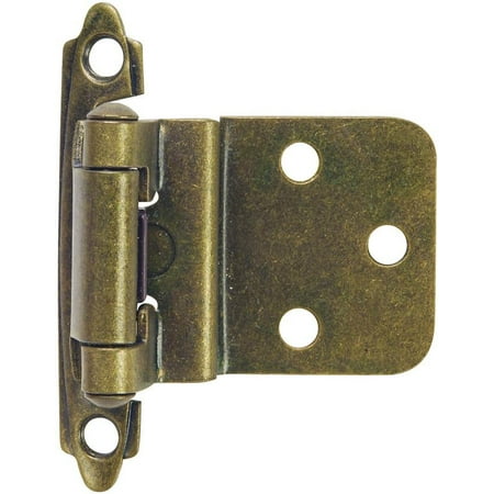 4PC Hardware House 64-2496 Antique Bronze 3/8 Inset Cab Hinge / 1 BG