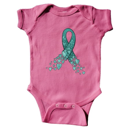 Inktastic Ovarian Cancer Awareness Teal Ribbon Made of Hearts Gift Baby Boy or Baby Girl Bodysuit
Inktastic Ovarian Cancer Awareness Teal Ribbon Made of Hearts Gift Baby Boy or Baby Girl Bodysuit