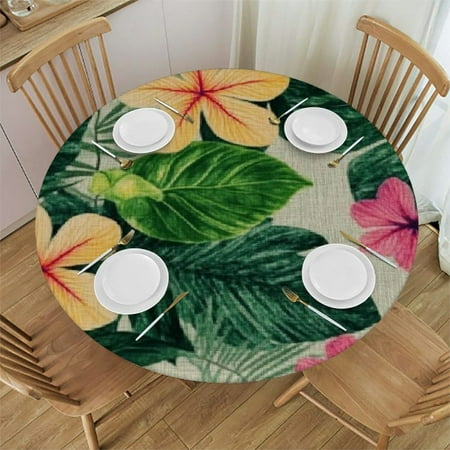 Orinice Flowers Leaves Round Tablecloth 100% Polyester Waterproof Resistant Fabric for Outdoor Indoor Picnic Camping Kitchen Dining Party 46 -50
Orinice Flowers Leaves Round Tablecloth 100% Polyester Waterproof Resistant Fabric for Outdoor Indoor Picnic Camping Kitchen Dining Party 46 -50