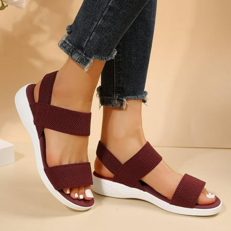 Homadles Women Comfy Sandals- Clearance Wide Width Casual Outside New Flats Shoes Wine Size 9
Homadles Women Comfy Sandals- Clearance Wide Width Casual Outside New Flats Shoes Wine Size 9