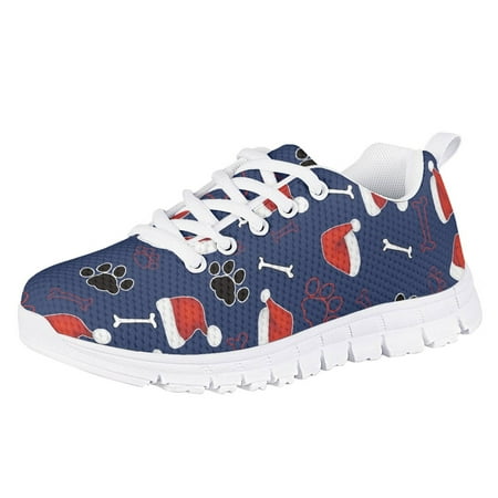 ZOCAVIA Christmas Hat Dog Paw Print Girls Athletic Shoes Size 2 Girl Shoes Blue Sneakers Breathable Comfortable Runing Shoes
ZOCAVIA Christmas Hat Dog Paw Print Girls Athletic Shoes Size 2 Girl Shoes Blue Sneakers Breathable Comfortable Runing Shoes