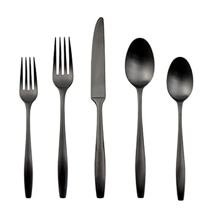 Cambridge Silversmiths Katerina Black Satin 20-Piece Flatware Set Service for 4
Cambridge Silversmiths Katerina Black Satin 20-Piece Flatware Set Service for 4