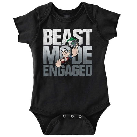 Beast Gym Engaged Popeye Sailor Romper Boys or Girls Infant Baby Brisco Brands 6M
Beast Gym Engaged Popeye Sailor Romper Boys or Girls Infant Baby Brisco Brands 6M