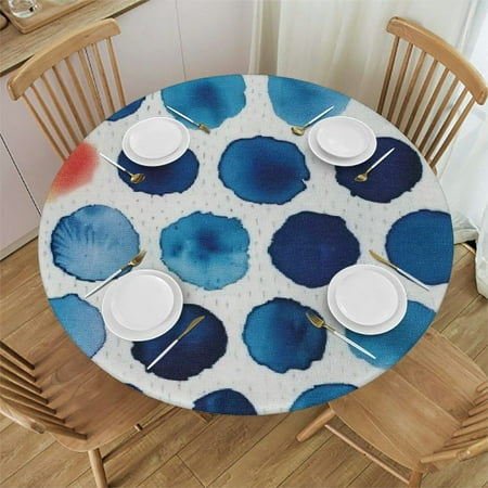 Sheronv Polka Dot Pattern Round Table Cover Stain Resistant Washable Indoor Outdoor Tablecloth Kitchen Dining Wedding Parties 100% Polyester Fiber 42-46
Sheronv Polka Dot Pattern Round Table Cover Stain Resistant Washable Indoor Outdoor Tablecloth Kitchen Dining Wedding Parties 100% Polyester Fiber 42-46