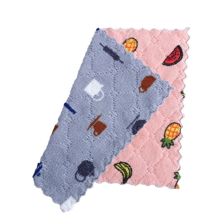 Ykohkofe Scouring 5PCS Towel Two-color Cloth Cloth Dish-washing Coral Hanging Pad Dish Fleece Double-sided Kitchen,Dining & Bar Cow Kitchen Towels
Ykohkofe Scouring 5PCS Towel Two-color Cloth Cloth Dish-washing Coral Hanging Pad Dish Fleece Double-sided Kitchen,Dining & Bar Cow Kitchen Towels