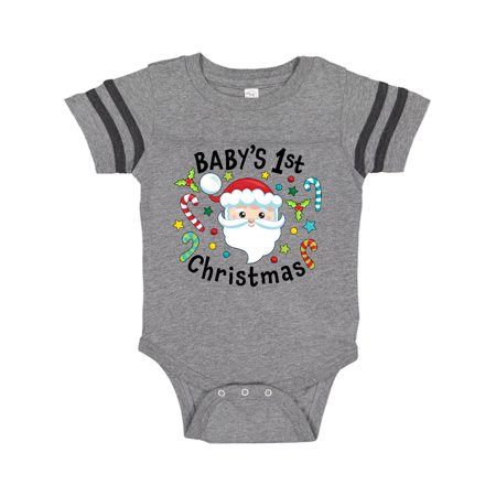Inktastic Baby s 1st Christmas Santa with Candy Canes Gift Baby Boy or Baby Girl Bodysuit
Inktastic Baby s 1st Christmas Santa with Candy Canes Gift Baby Boy or Baby Girl Bodysuit
