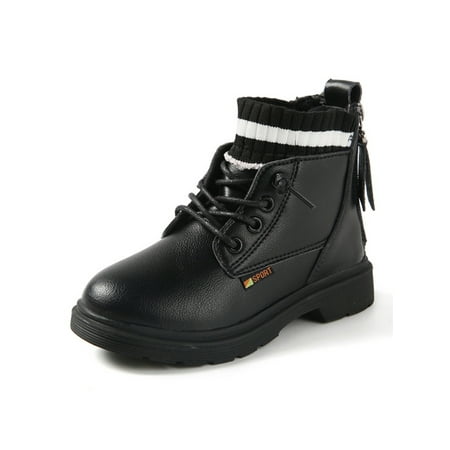 Avamo Children Short Bootie Round Toe Work Boot Zipper Ankle Boots Walking Booties Outdoor Non-Slip Lace Up Black with Warm Lined 9C
Avamo Children Short Bootie Round Toe Work Boot Zipper Ankle Boots Walking Booties Outdoor Non-Slip Lace Up Black with Warm Lined 9C