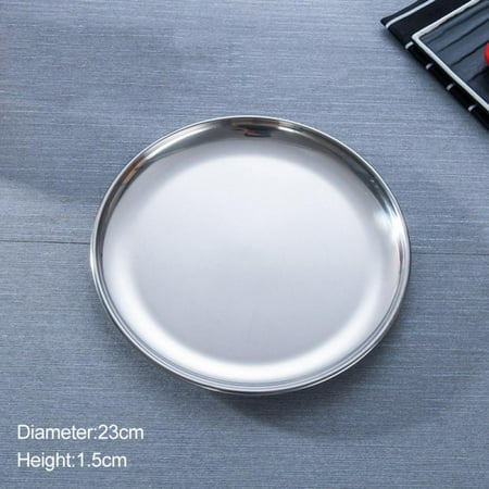 Round Food Tray Stainless Steel Tray Small Dinner Plate Dessert Disc Multipurpose Storage Tray for Snack Fruit Cosmetics Jewelry
Round Food Tray Stainless Steel Tray Small Dinner Plate Dessert Disc Multipurpose Storage Tray for Snack Fruit Cosmetics Jewelry