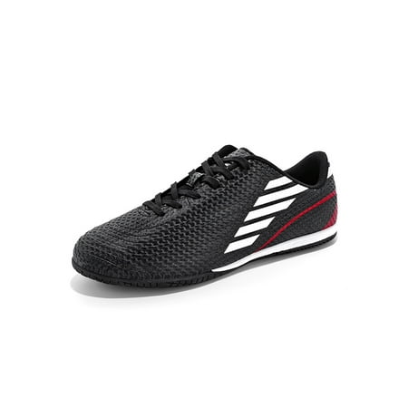 Fangasis Youth Kids Sneakers Turf Soccer Cleats Lace Up Football Shoes Unisex Trainers Sports Comfort Firm Ground Athletic Shoe Black 2Y
Fangasis Youth Kids Sneakers Turf Soccer Cleats Lace Up Football Shoes Unisex Trainers Sports Comfort Firm Ground Athletic Shoe Black 2Y