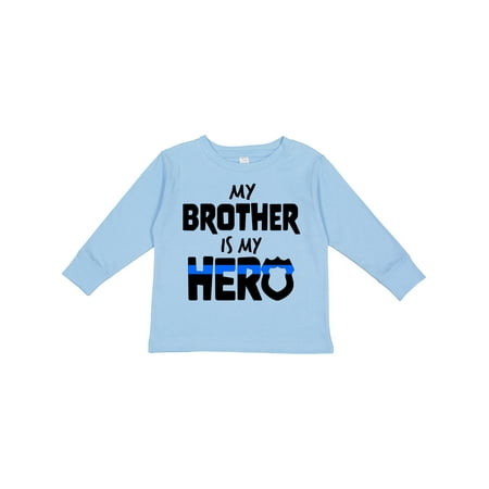 Inktastic My Brother is My Hero Police Officer Family Gift Toddler Boy or Toddler Girl Long Sleeve T-Shirt
Inktastic My Brother is My Hero Police Officer Family Gift Toddler Boy or Toddler Girl Long Sleeve T-Shirt
