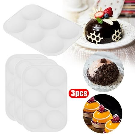 Yeleire Medium Semi Sphere Silicone Mold Baking Mold for Making Chocolate Cake Jelly Dome M^ousse
Yeleire Medium Semi Sphere Silicone Mold Baking Mold for Making Chocolate Cake Jelly Dome M^ousse