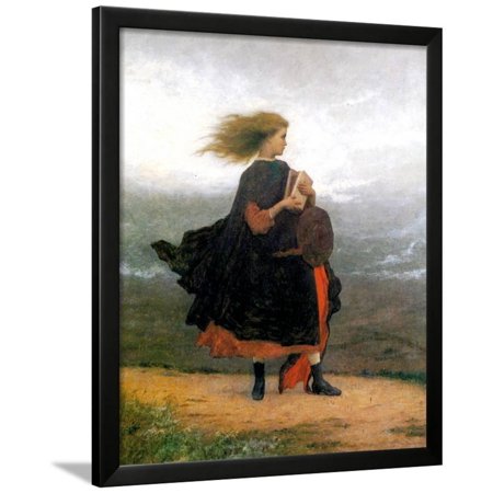 The Girl I Left Behind Me Framed Print Wall Art By Eastman Johnson