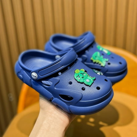 Boys Girls Clogs With Cartoon Dinosaur Animal Charm Summer Comfortable Lightweight Hollow Out Sandals For Toddler Children Kids
Boys Girls Clogs With Cartoon Dinosaur Animal Charm Summer Comfortable Lightweight Hollow Out Sandals For Toddler Children Kids