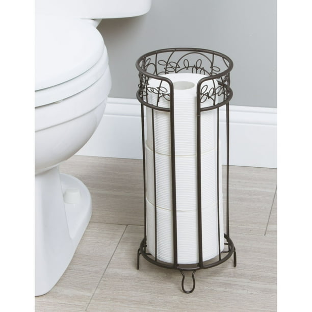 InterDesign Twigz Toilet Paper Roll Holder, Bronze