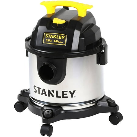 Stanley 4-Gallon Stainless Steel Wet\/Dry Vacuum, SL18301-4B