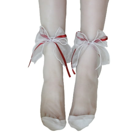 TINYSOME Japanese Lolita Ribbon Bow Glass Fiber Short Socks Summer Casual Ultra Thin Transparent Kawaii Sweet Lace Mesh Hosiery
TINYSOME Japanese Lolita Ribbon Bow Glass Fiber Short Socks Summer Casual Ultra Thin Transparent Kawaii Sweet Lace Mesh Hosiery