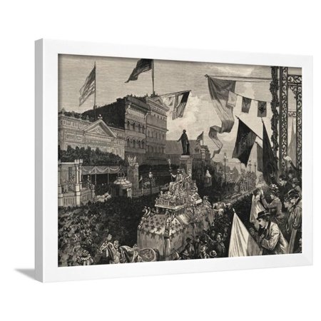 Mardi Gras Carnival Framed Print Wall Art