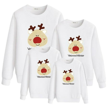 Family Christmas Outfit Crewneck Sweatshirt Casual Long Sleeve Shirt Cartoon Elk Letter Print Pullover Tops
Family Christmas Outfit Crewneck Sweatshirt Casual Long Sleeve Shirt Cartoon Elk Letter Print Pullover Tops