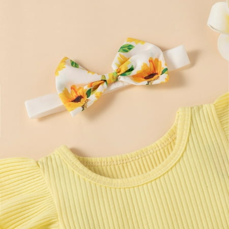 Cathalem Baby Girl Pajamas 3-6 Months Months Shirt Infant Set Floral Spring Sleeve Girls Suspender Clothes Little Girls Crop Top Childrenscostume Yellow 6-12 Months
Cathalem Baby Girl Pajamas 3-6 Months Months Shirt Infant Set Floral Spring Sleeve Girls Suspender Clothes Little Girls Crop Top Childrenscostume Yellow 6-12 Months