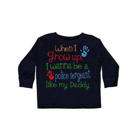 Inktastic Police Sergeant like Daddy Gift Toddler Boy or Toddler Girl Long Sleeve T-Shirt
Inktastic Police Sergeant like Daddy Gift Toddler Boy or Toddler Girl Long Sleeve T-Shirt