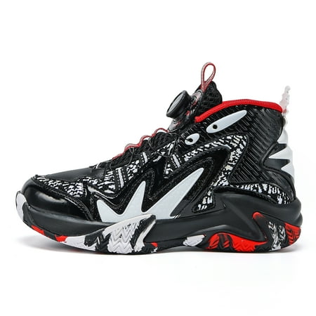 Kids Boys Soft-soled Sneakers Lightweight Breathable Non-slip Running Shoes Basketball Shoes
