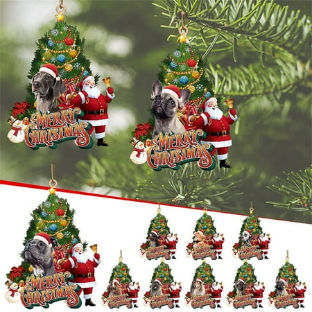 Juhai Dog Pattern Christmas Pendants with Lanyard Wood Holiday Gift Festival Ornaments Home Decor
Juhai Dog Pattern Christmas Pendants with Lanyard Wood Holiday Gift Festival Ornaments Home Decor