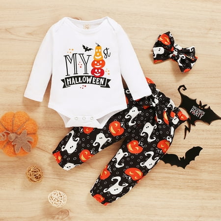 Leutsin Infant Baby Boys Halloween Letter Print Romper Bodysuit+Cartoon Pants Outfits
Leutsin Infant Baby Boys Halloween Letter Print Romper Bodysuit+Cartoon Pants Outfits