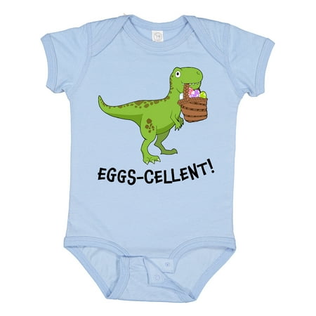 Inktastic Eggs-cellent! Cute Easter T-Rex Dinosaur Gift Baby Boy or Baby Girl Bodysuit
Inktastic Eggs-cellent! Cute Easter T-Rex Dinosaur Gift Baby Boy or Baby Girl Bodysuit
