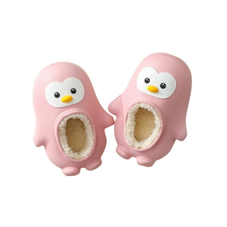 Eloshman Adult Kids Warm Shoes House Slippers Plush Lined Fuzzy Slipper Indoor Cute Bedroom Home Shoe Penguin Pink 11C
Eloshman Adult Kids Warm Shoes House Slippers Plush Lined Fuzzy Slipper Indoor Cute Bedroom Home Shoe Penguin Pink 11C
