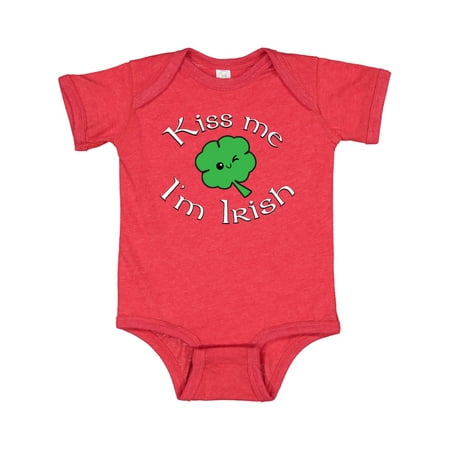 Inktastic Kiss Me I m Irish Gift Baby Boy or Baby Girl Bodysuit